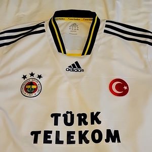 Vintage Fenerbahçe SK Men's Away Soccer Jersey Turkish SuperLig